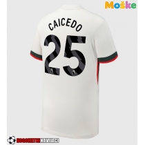 Moške Nogometnih dresov Chelsea Moises Caicedo #25 Gostujoči 2025-26 Kratki rokavi